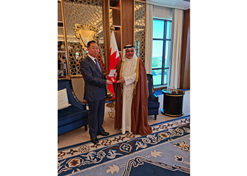 Sinopharm Chairman Liu Jingzhen led a delegation to Bahrain on Dec 4, 2022, where he was received by Bahraini Crown Prince and Prime Minister Salman bin Hamad Al Khalifa.